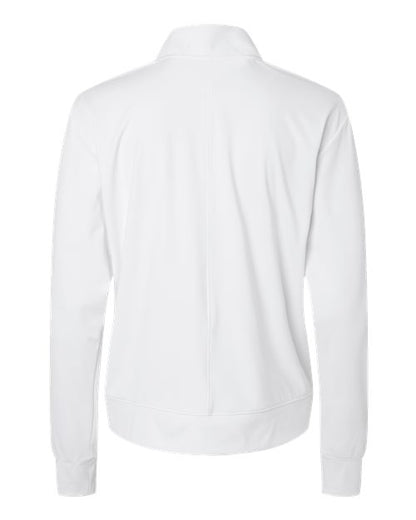 adidas A1002 Women's Ultimate365 Quarter-Zip Pullover - White - Back