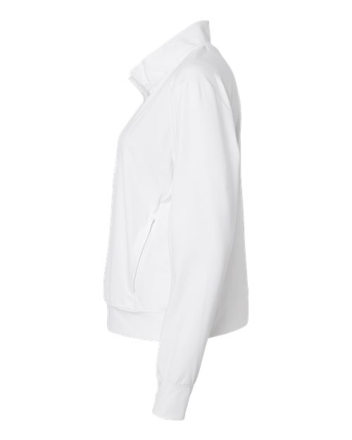 adidas A1002 Women's Ultimate365 Quarter-Zip Pullover - White - DirectSide