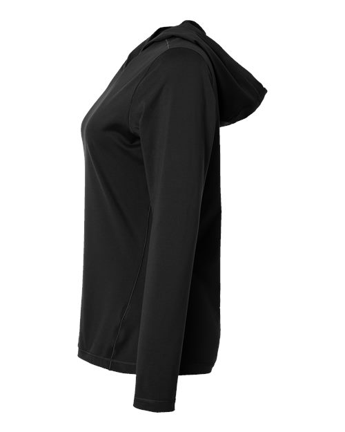 adidas A1003 Women's Performance Hooded Pullover - Black - DirectSide