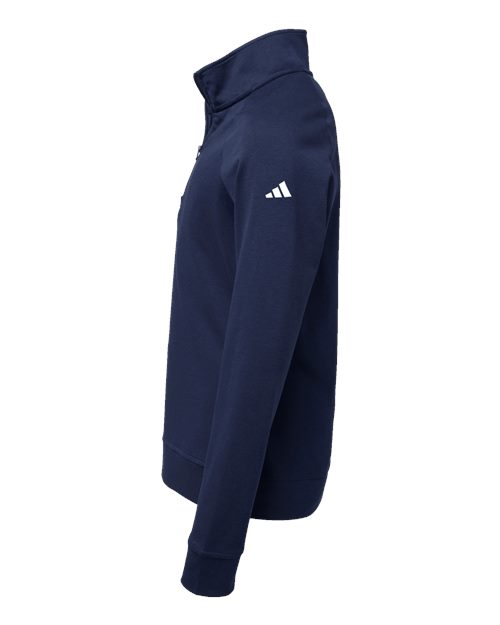 adidas A4001 Youth Performance Quarter-Zip Pullover - Collegiate Navy - DirectSide