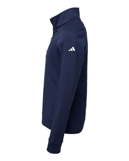 adidas A4001 Youth Performance Quarter-Zip Pullover - Collegiate Navy - DirectSide