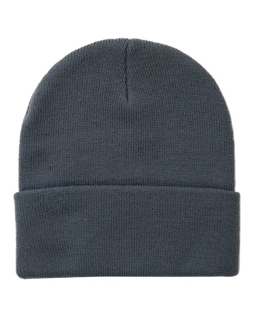DRI DUCK 3523 Coleman Cuffed Beanie - Slate Blue - Back