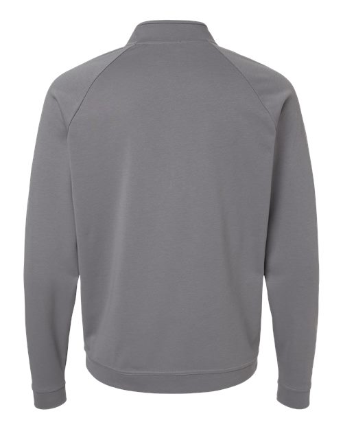 adidas A598 Men's Club Quarter-Zip Pullover - Grey Three - Back