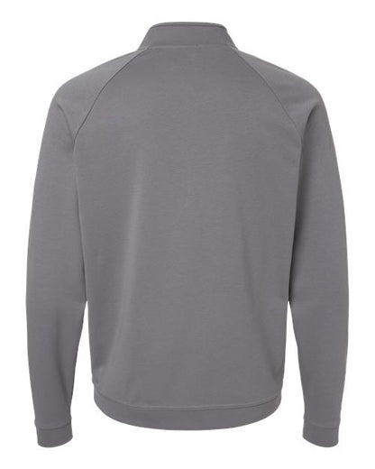 adidas A598 Men's Club Quarter-Zip Pullover - Grey Three - Back