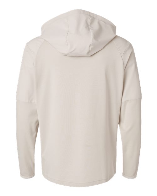 adidas A607 Men's Half-Zip Hooded Anorak - Alumina - Back