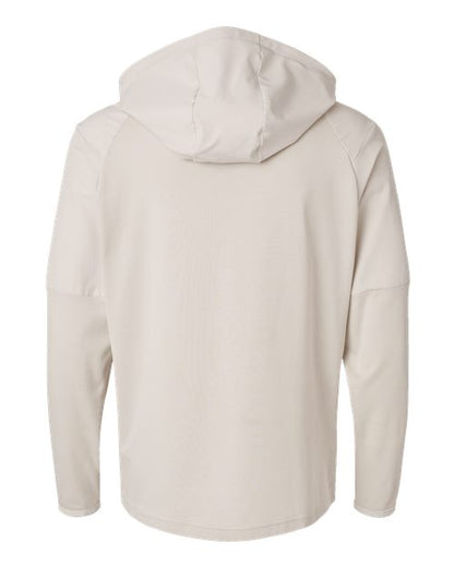 adidas A607 Men's Half-Zip Hooded Anorak - Alumina - Back