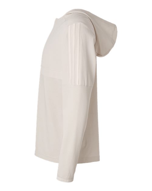 adidas A607 Men's Half-Zip Hooded Anorak - Alumina - DirectSide