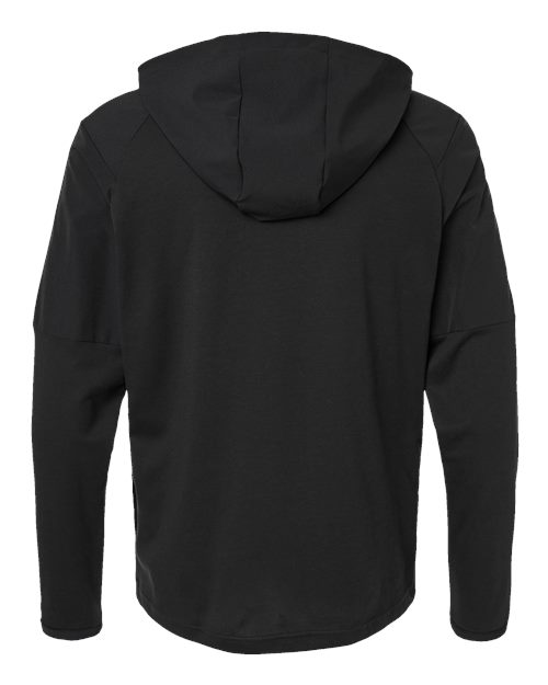 adidas A607 Men's Half-Zip Hooded Anorak - Black - Back