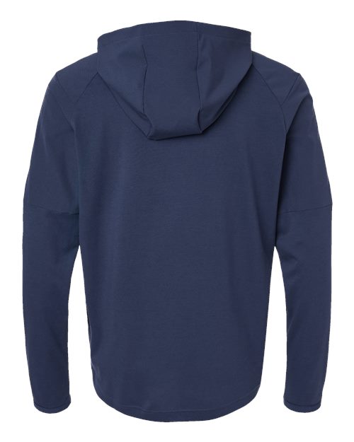 adidas A607 Men's Half-Zip Hooded Anorak - Crew Navy - Back