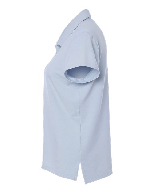adidas A690 Women's Blended Polo - Blue Dawn Melange - DirectSide