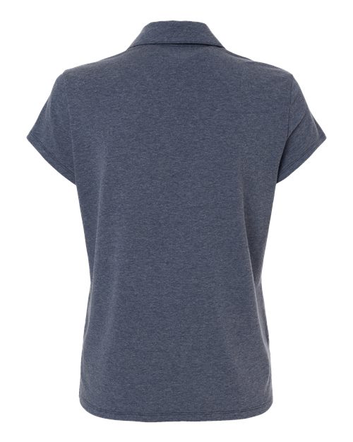 adidas A690 Women's Blended Polo - Collegiate Navy Melange - Back