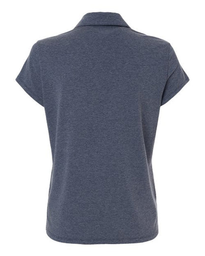 adidas A690 Women's Blended Polo - Collegiate Navy Melange - Back