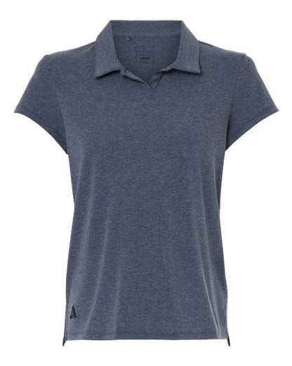 adidas A690 Women's Blended Polo - Collegiate Navy Melange - Front