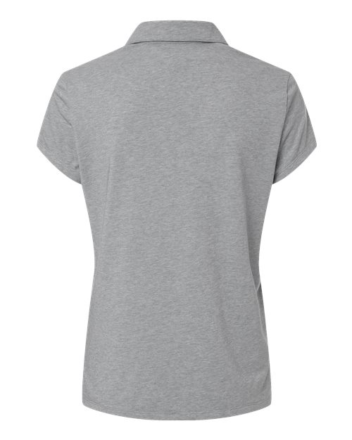 adidas A690 Women's Blended Polo - Grey Three Melange - Back