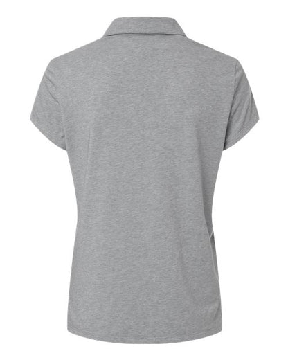 adidas A690 Women's Blended Polo - Grey Three Melange - Back