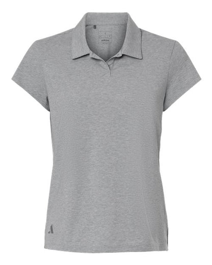 adidas A690 Women's Blended Polo - Grey Three Melange - Front