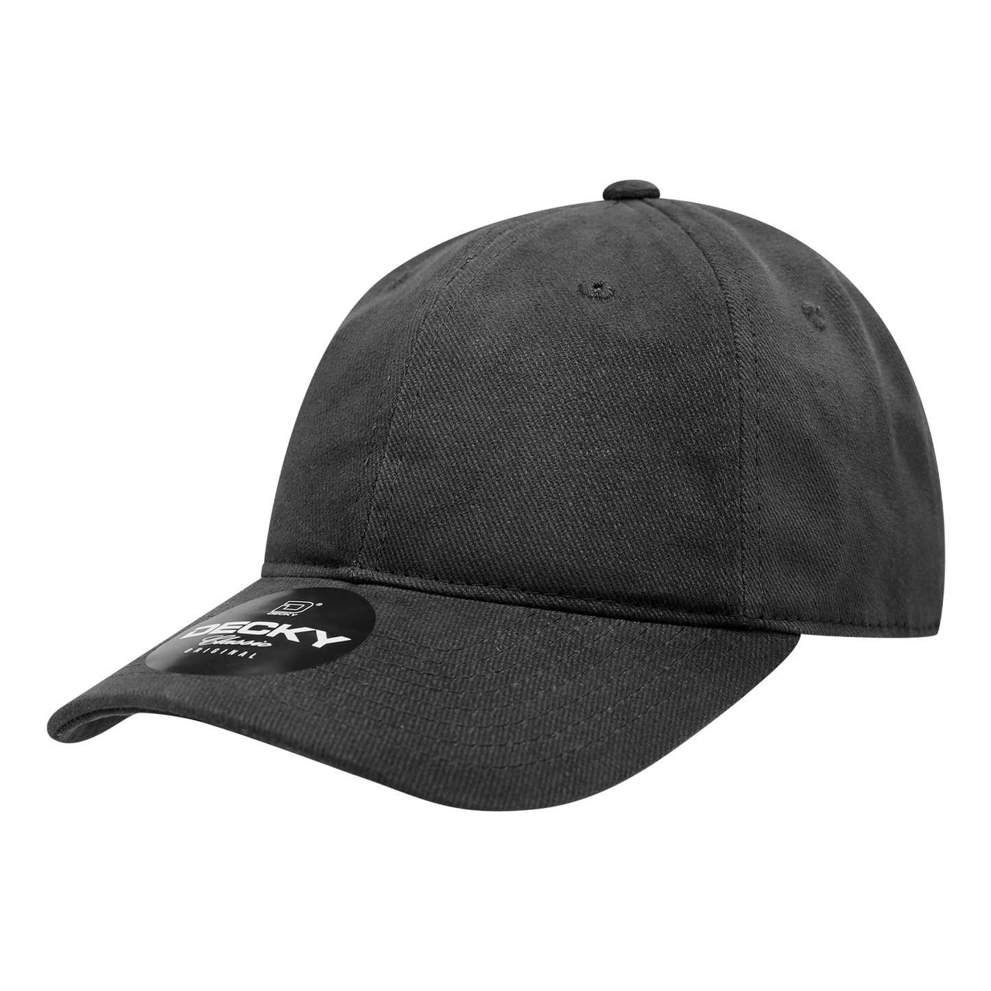 Decky-112-6 Panel Low Profile Relaxed Brushed Cotton Dad Hat