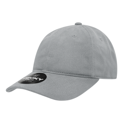Decky-112-6 Panel Low Profile Relaxed Brushed Cotton Dad Hat