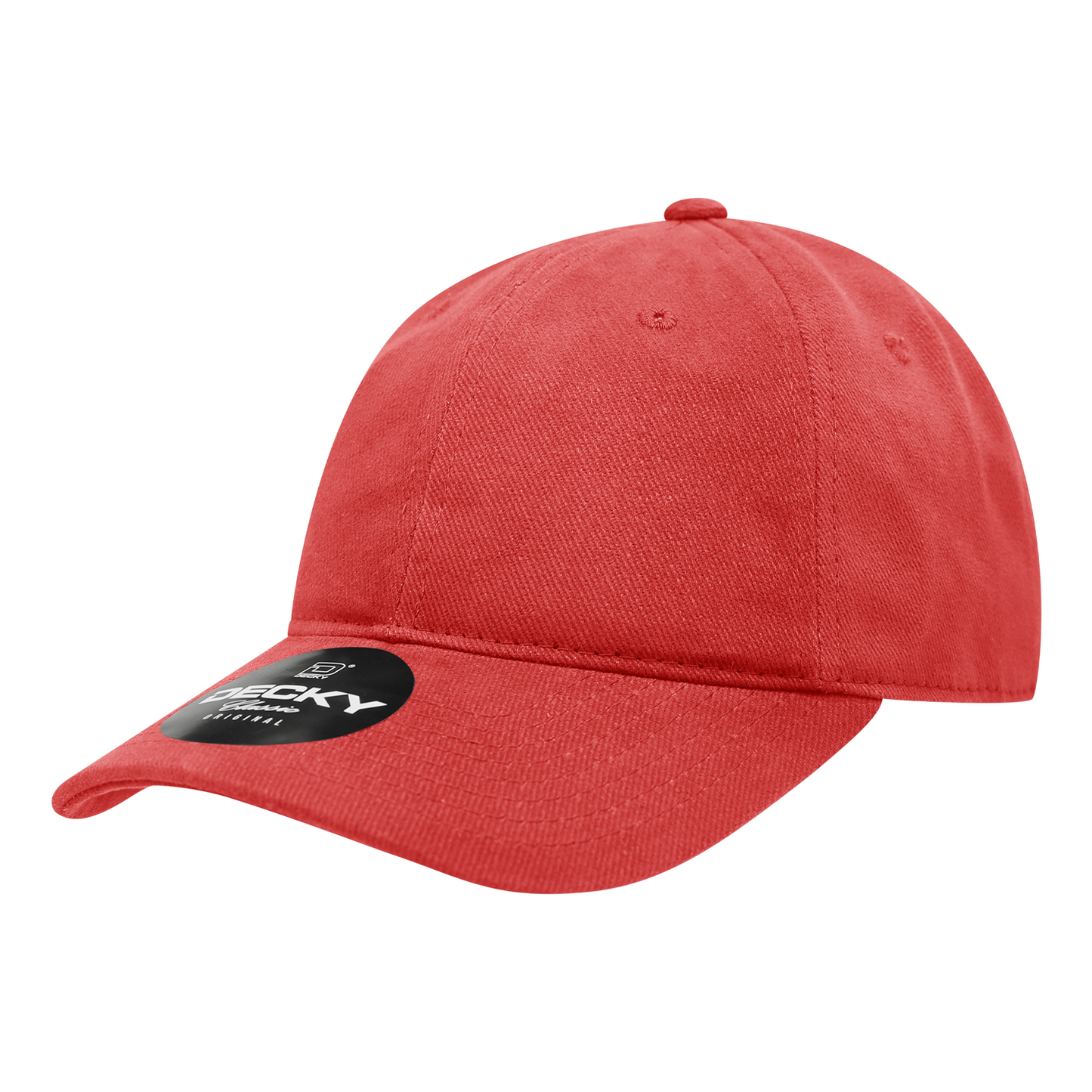 Decky-112-6 Panel Low Profile Relaxed Brushed Cotton Dad Hat