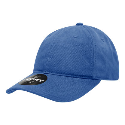Decky-112-6 Panel Low Profile Relaxed Brushed Cotton Dad Hat