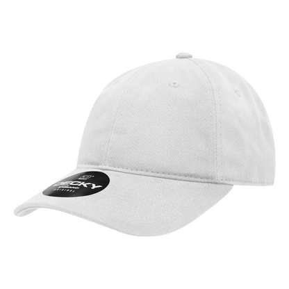 Decky-112-6 Panel Low Profile Relaxed Brushed Cotton Dad Hat