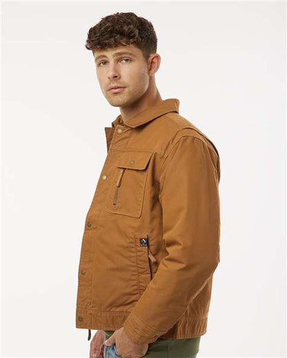 DRI DUCK 5057 Men's Renegade Lifestyle Jacket - Saddle - OnModelSide