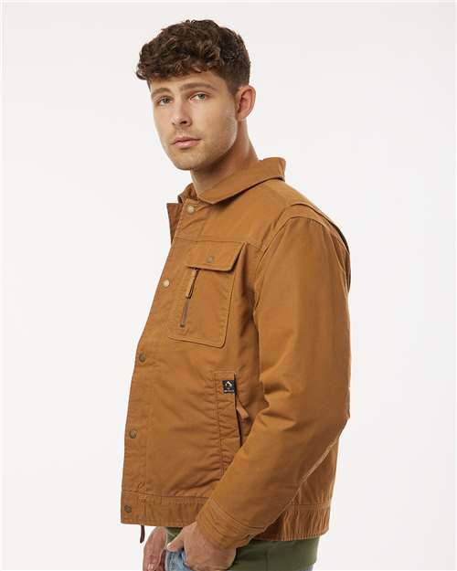 DRI DUCK 5057 Men's Renegade Lifestyle Jacket - Saddle - OnModelSide