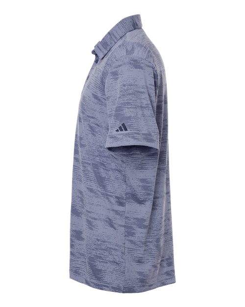 adidas A2005 Men's Ultimate365 Textured Stripe Polo - Blue Spark/ Preloved Ink - DirectSide