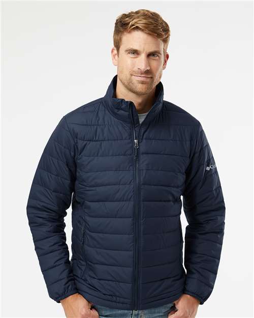 Columbia 212489 Men's Powder Lite™ II Jacket - Collegiate Navy - OnModelFront