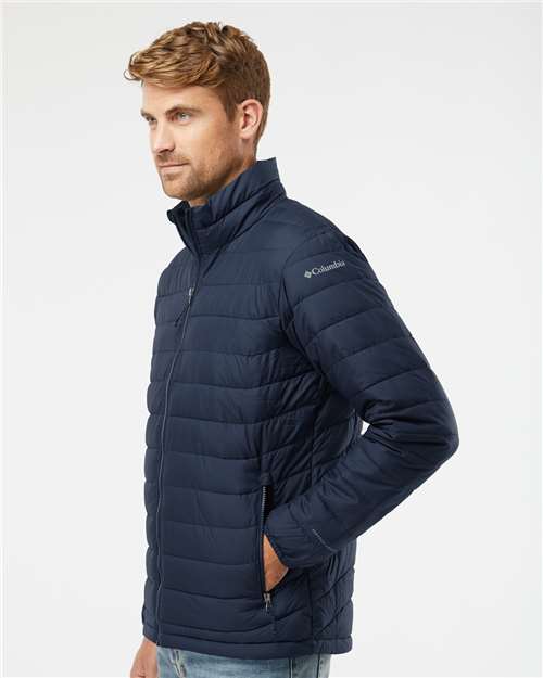 Columbia 212489 Men's Powder Lite™ II Jacket - Collegiate Navy - OnModelSide