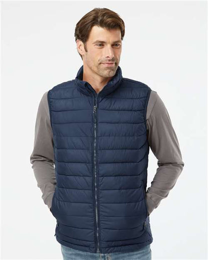 Columbia 212491 Men's Powder Lite™ II Vest - Collegiate Navy - OnModelFront