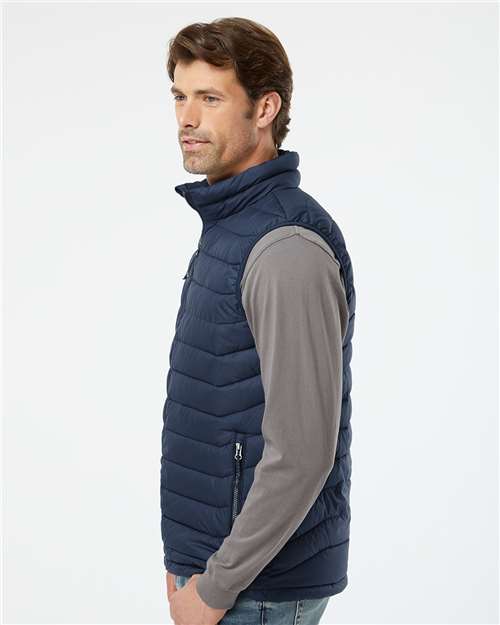 Columbia 212491 Men's Powder Lite™ II Vest - Collegiate Navy - OnModelSide
