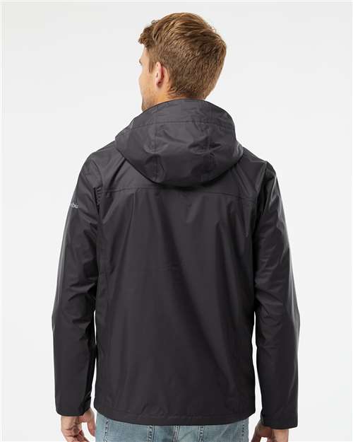 Columbia 212480 Men's Watertight™ II Rain Jacket - Black - OnModelBack