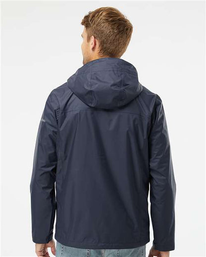 Columbia 212480 Men's Watertight™ II Rain Jacket - Collegiate Navy - OnModelBack
