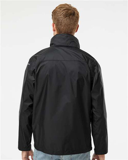 Columbia 212476 Men's Glennaker Lake™ II Rain Jacket - Black - OnModelBack