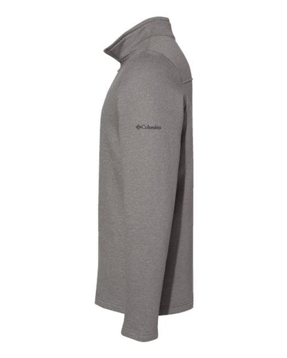 Columbia 212487 Men's Great Hart Mountain™ III Half-Zip Pullover - Boulder Heather - DirectSide