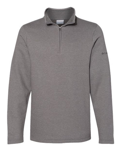 Columbia 212487 Men's Great Hart Mountain™ III Half-Zip Pullover - Boulder Heather - Front