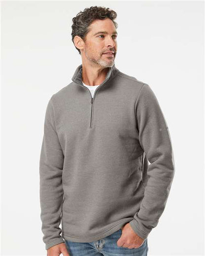 Columbia 212487 Men's Great Hart Mountain™ III Half-Zip Pullover - Boulder Heather - OnModelFront