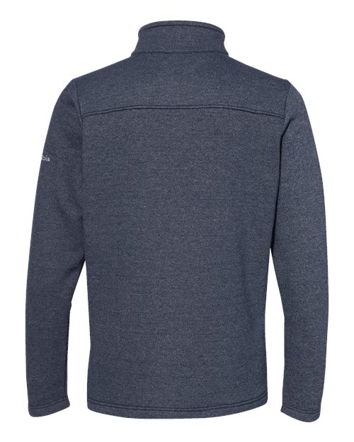 Columbia 212487 Men's Great Hart Mountain™ III Half-Zip Pullover - Collegiate Navy - Back