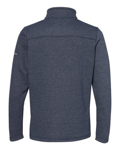 Columbia 212487 Men's Great Hart Mountain™ III Half-Zip Pullover - Collegiate Navy - Back