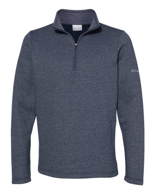 Columbia 212487 Men's Great Hart Mountain™ III Half-Zip Pullover - Collegiate Navy - Front