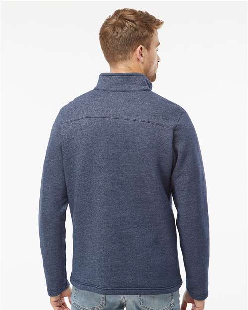 Columbia 212487 Men's Great Hart Mountain™ III Half-Zip Pullover - Collegiate Navy - OnModelBack