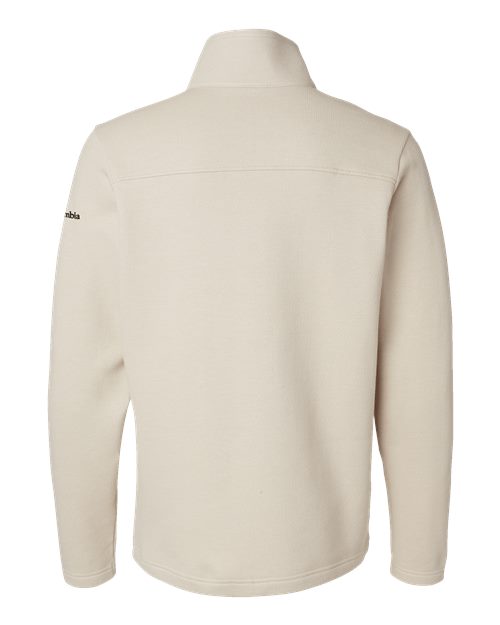 Columbia 212487 Men's Great Hart Mountain™ III Half-Zip Pullover - Dark Stone Heather - Back