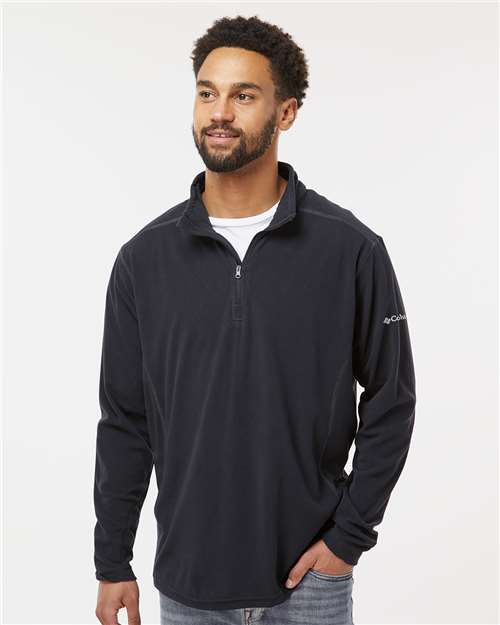 Columbia 212469 Men's Klamath Range™ II Half-Zip Pullover - Black - OnModelFront