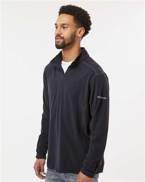 Columbia 212469 Men's Klamath Range™ II Half-Zip Pullover - Black - OnModelSide