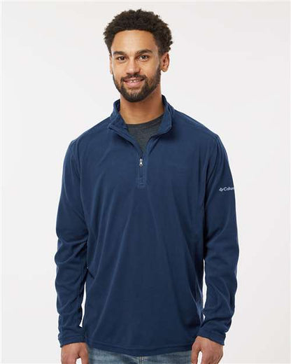 Columbia 212469 Men's Klamath Range™ II Half-Zip Pullover - Collegiate Navy - OnModelFront