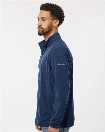 Columbia 212469 Men's Klamath Range™ II Half-Zip Pullover - Collegiate Navy - OnModelSide
