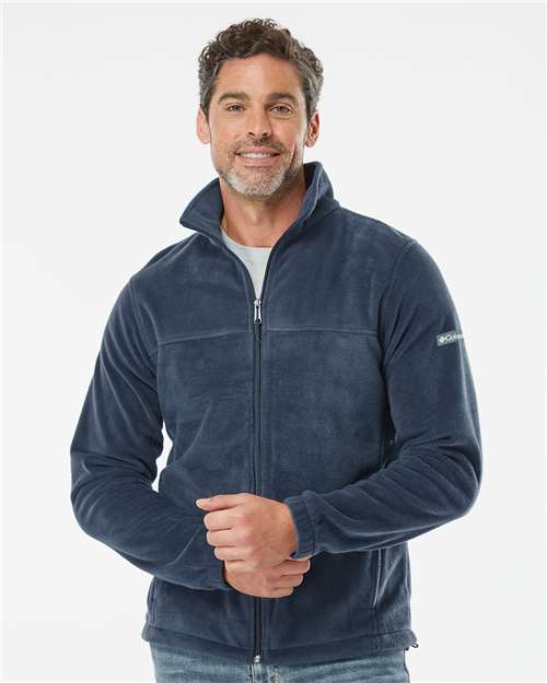 Columbia 212478 Men's Steens Mountain™ Full Zip 2.0 Jacket - Collegiate Navy - OnModelFront