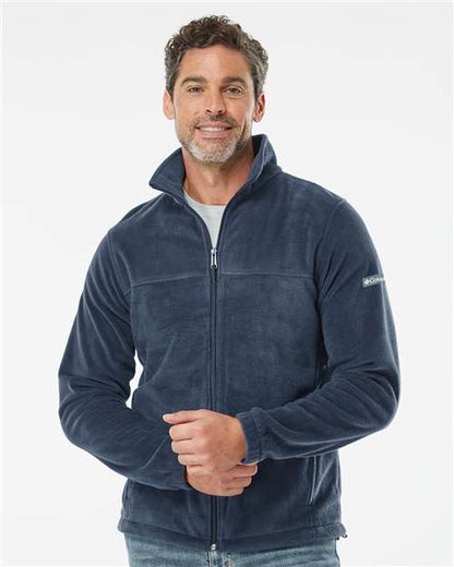 Columbia 212478 Men's Steens Mountain™ Full Zip 2.0 Jacket - Collegiate Navy - OnModelFront