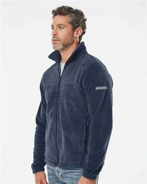 Columbia 212478 Men's Steens Mountain™ Full Zip 2.0 Jacket - Collegiate Navy - OnModelSide